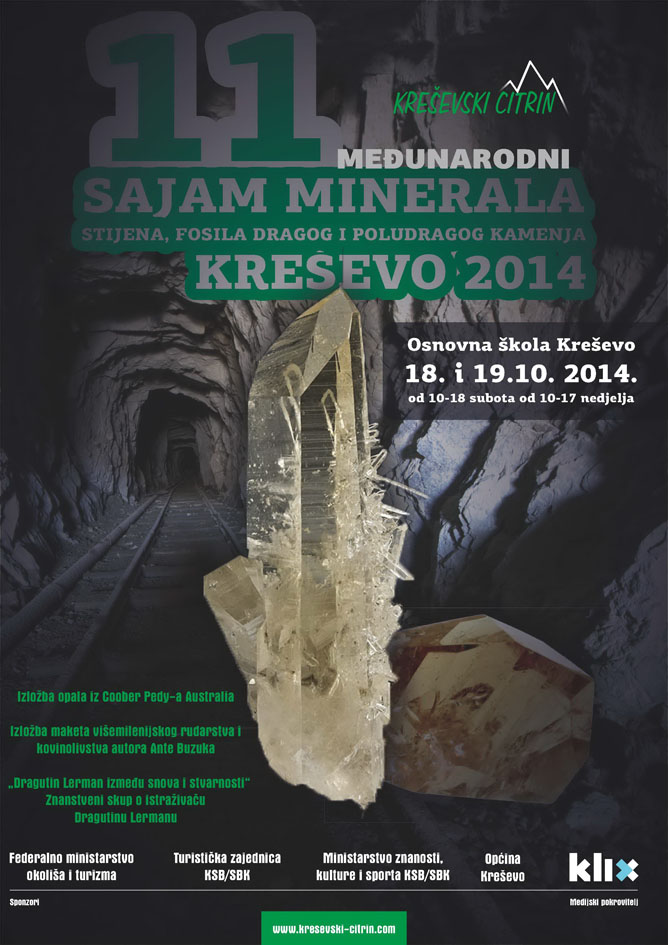 Narednog vikenda 11. sajam minerala, dvije izložbe i znanstveni skup o Dragutinu Lermanu